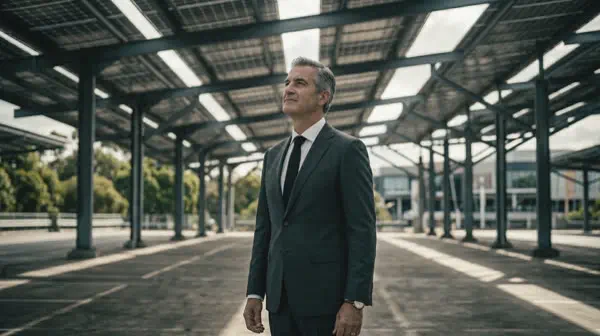 Retail solar canopy
