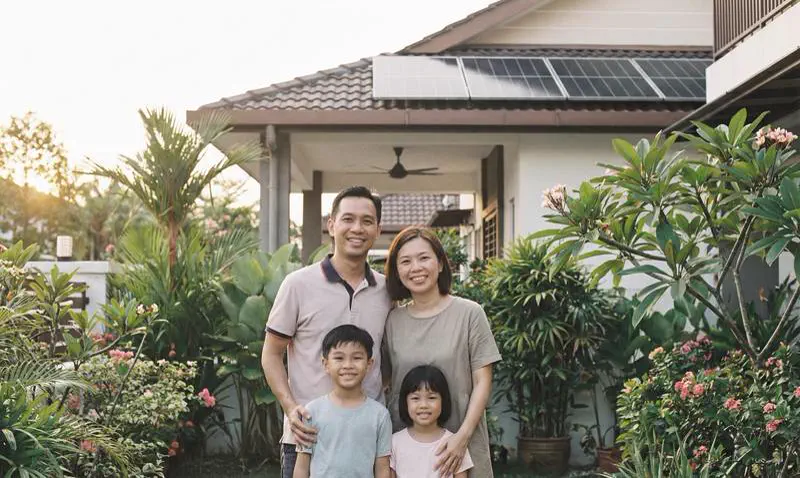 Residential solar installation