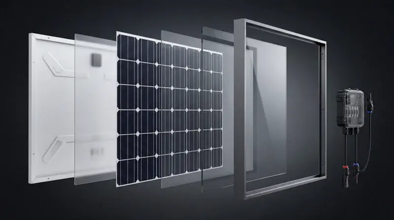 Solar photovoltaic panels