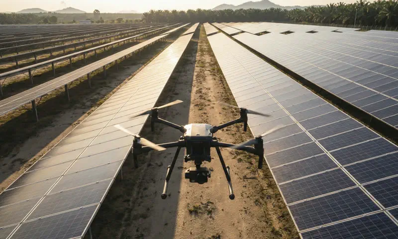 ERS Energy utility-scale solar farm